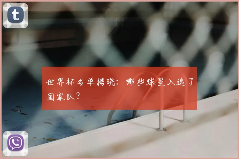 世界杯名单揭晓:哪些球星入选了国家队?