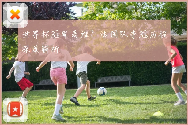 世界杯冠军是谁？法国队夺冠历程深度解析